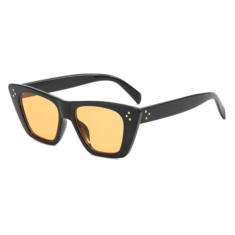 Damen modische Cat-Eye Sonnenbrille mit UV-Schutz und stilvollem Design Brehn