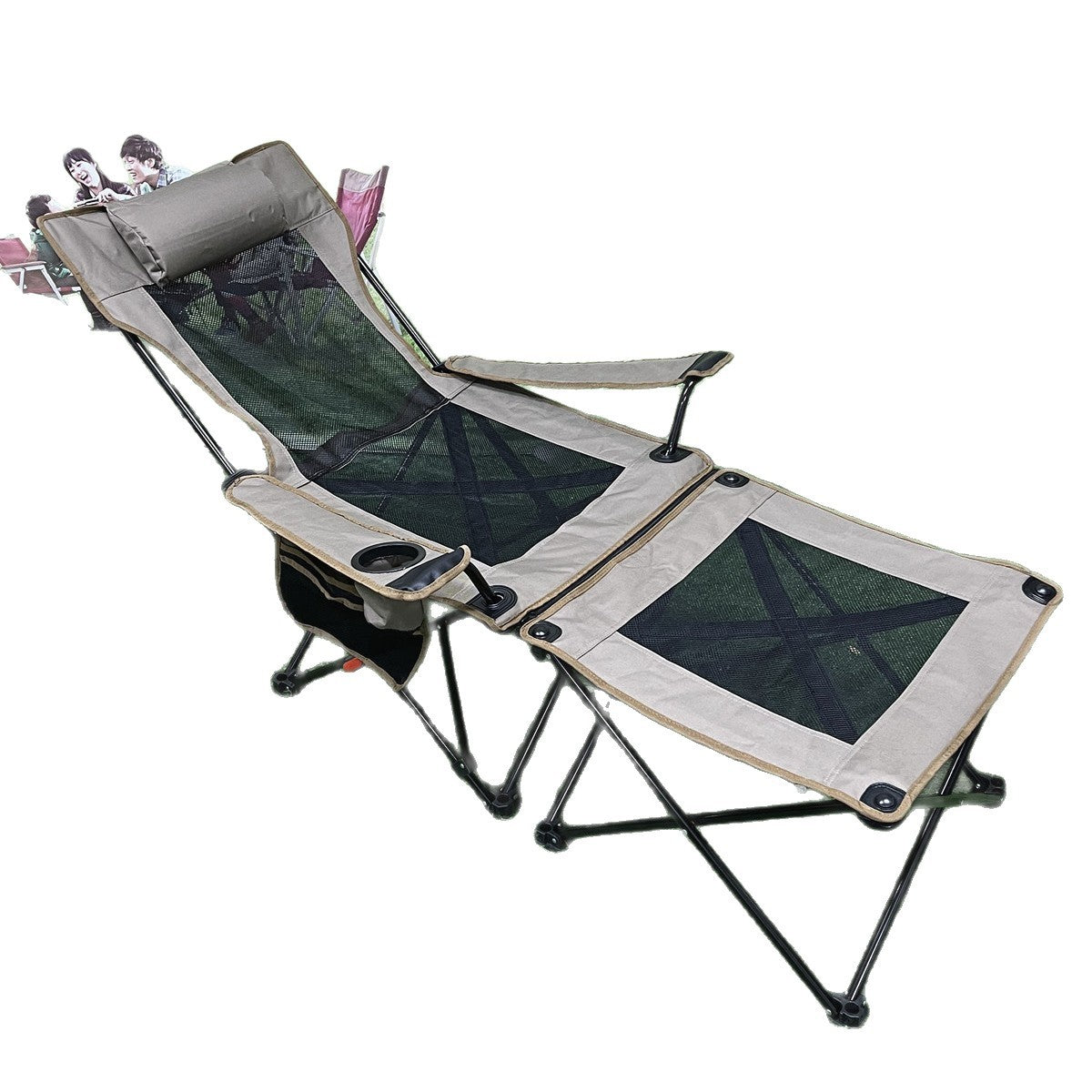 Portabler Klapp-Lounge-Stuhl