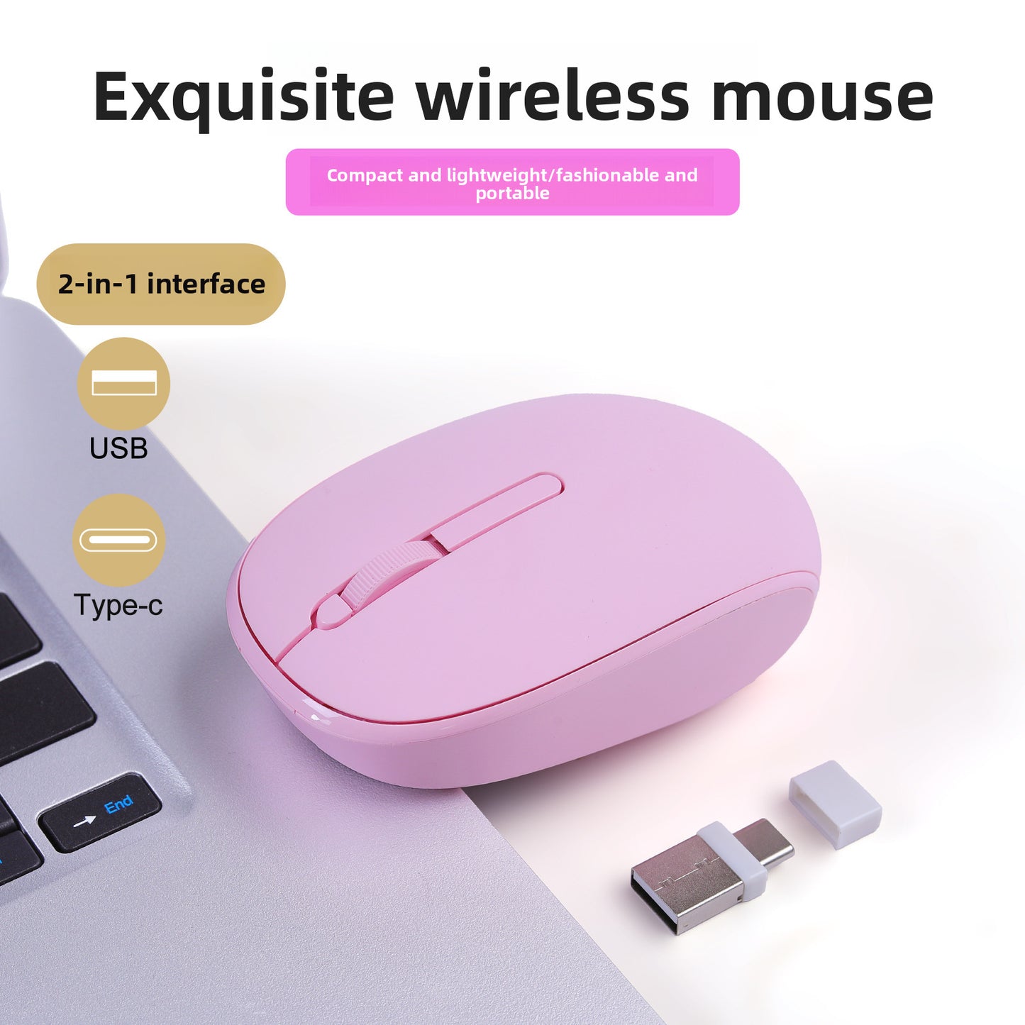 Kabellose Ergonomische Maus mit Ladefunktion Brehn
