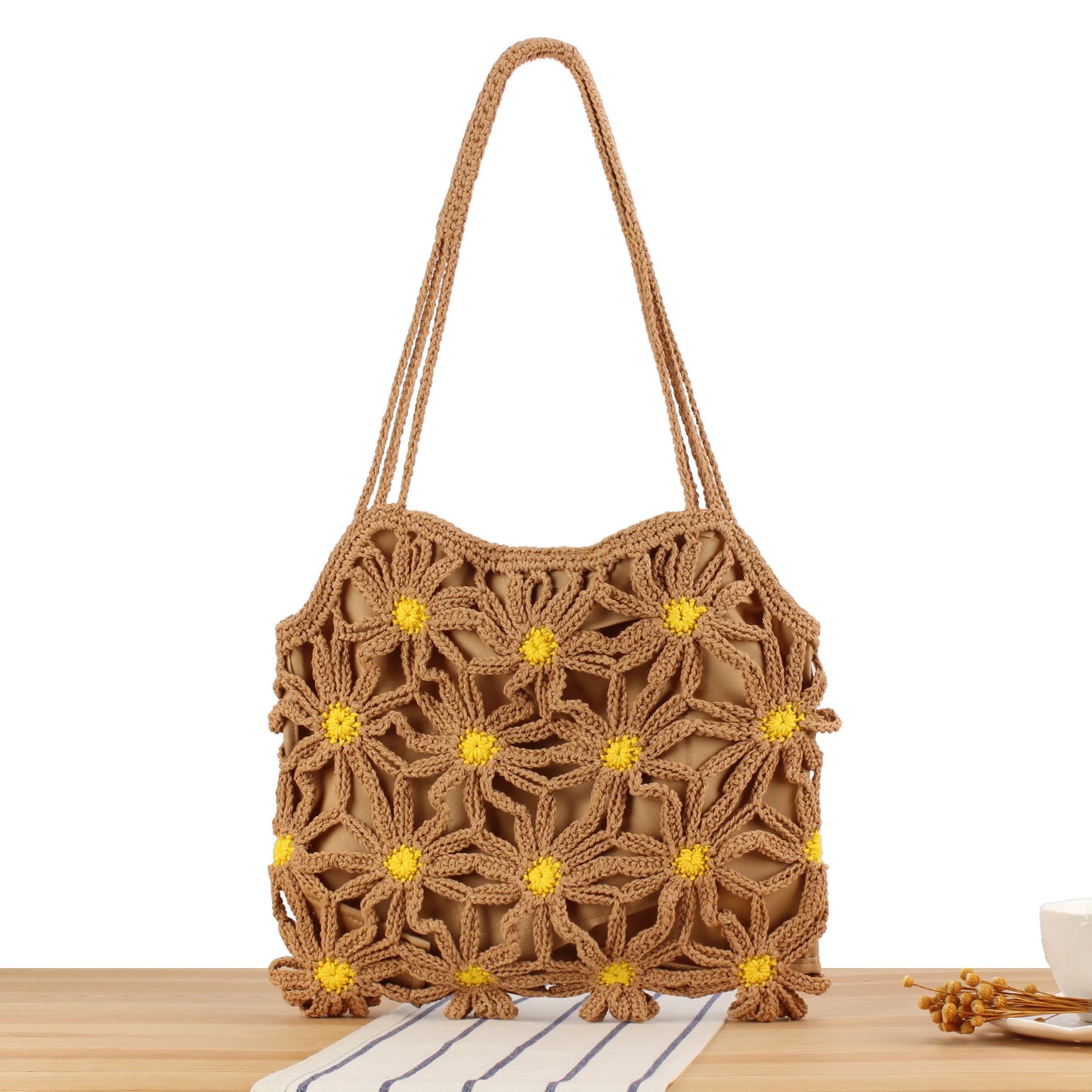 Handtasche mit Kreativem Blumendesign Brehn