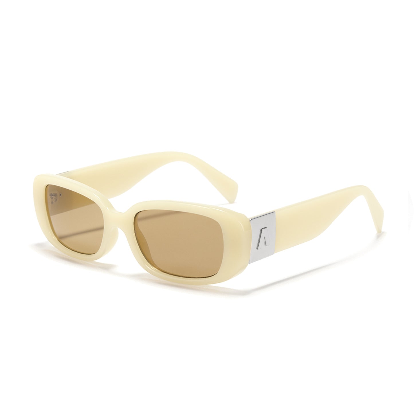 Damen stilvolle quadratische Sonnenbrille mit modernem Kunststoffrahmen Brehn