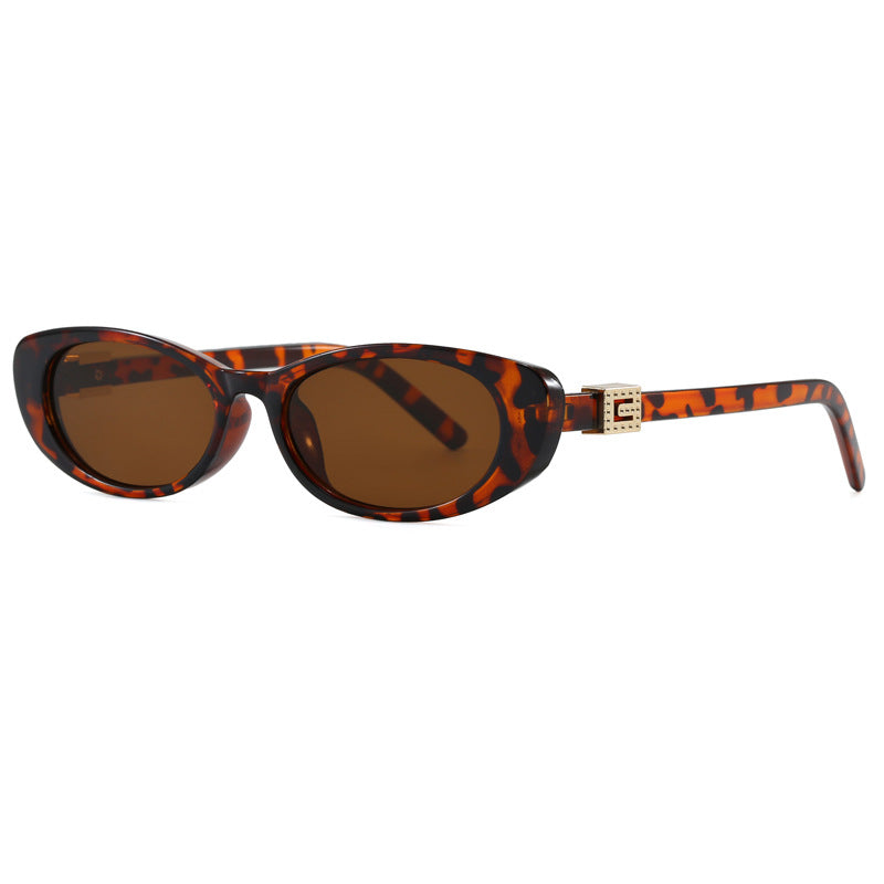 Damen Cat-Eye Sonnenbrille mit stilvollem Rahmen und luxuriösen Akzenten Brehn