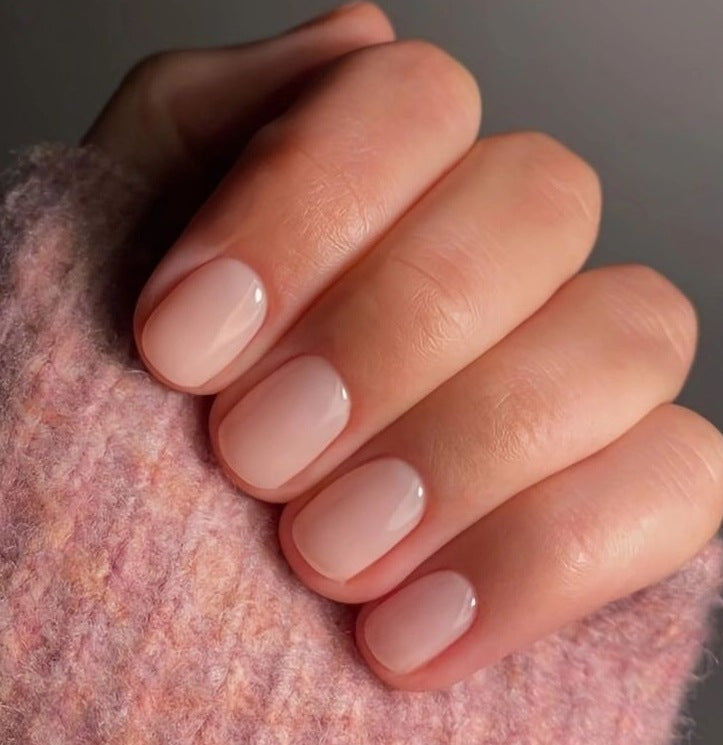 Glänzende Pediküre Nagelkunst Brehn