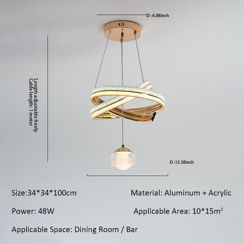 Moderne LED-Hängelampe