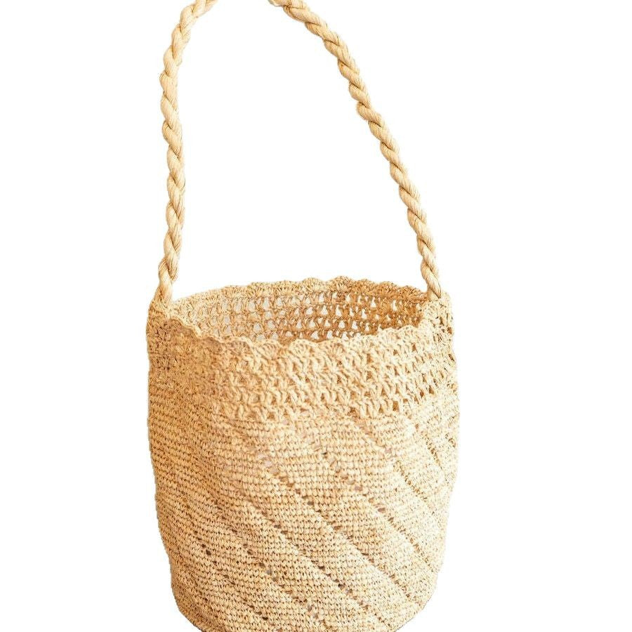 Handgeknüpfte Korbtasche Brehn