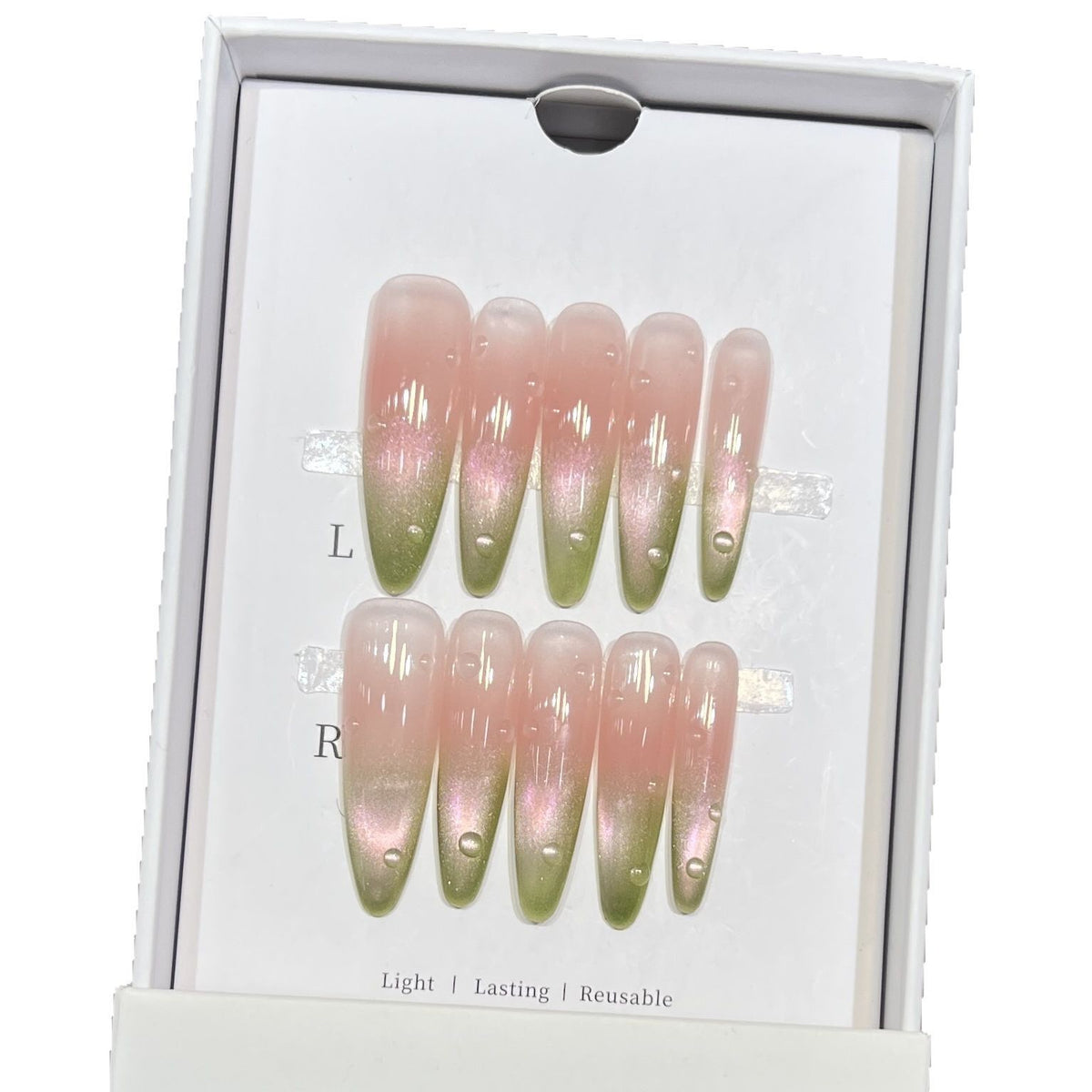 Stiletto Ombre Press-On Nail Set Brehn