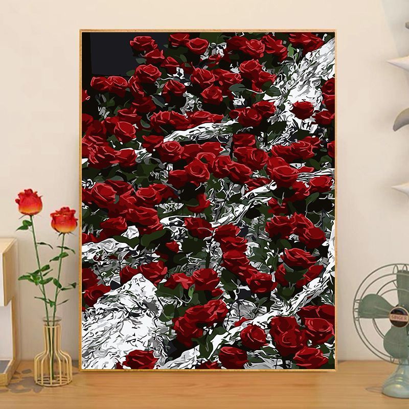 Florale Anordnung Leinwandkunst Brehn