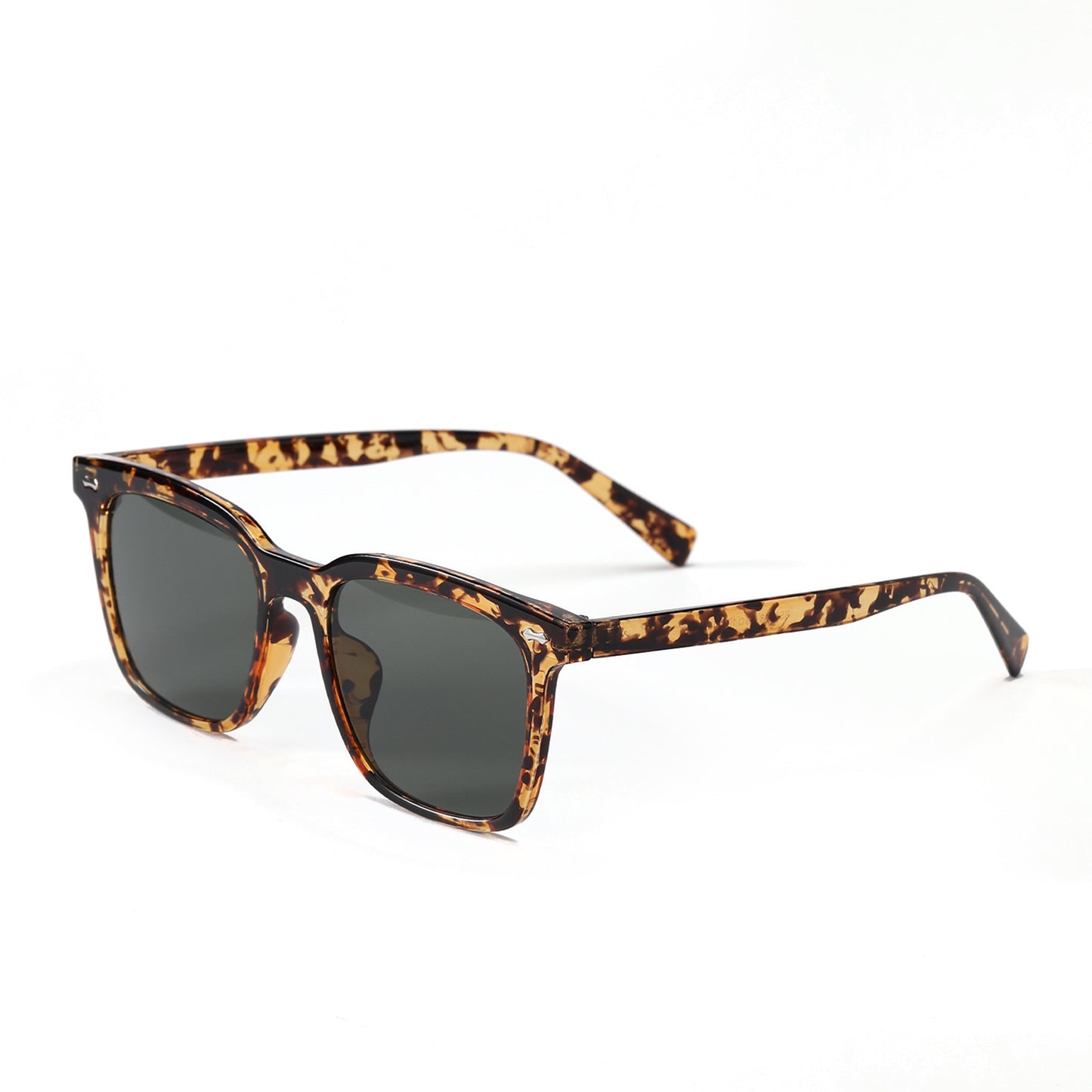 Damen quadratische Sonnenbrille mit elegantem Schildpatt-Rahmen Brehn