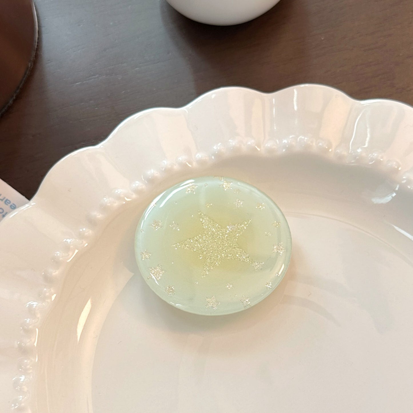 Glänzender Handspiegel im Sternedesign Brehn