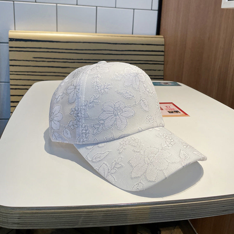 Damen Floral Gestickte Baseballmütze Brehn
