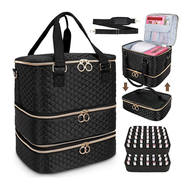 Kosmetik-Organizer-Tasche mit Mehreren Abnehmbaren Fächern Brehn