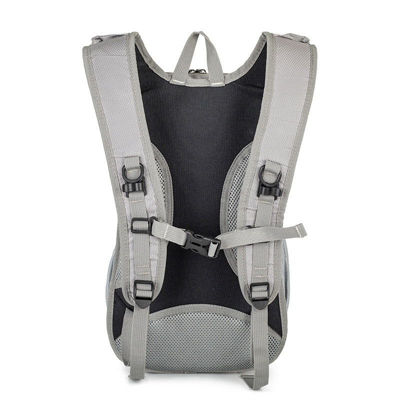 Unisex nan leichter Trinkrucksack mit integriertem Trinksystem atmungsaktivem Netzrücken und seitlichen Netz-Außentaschen Brehn