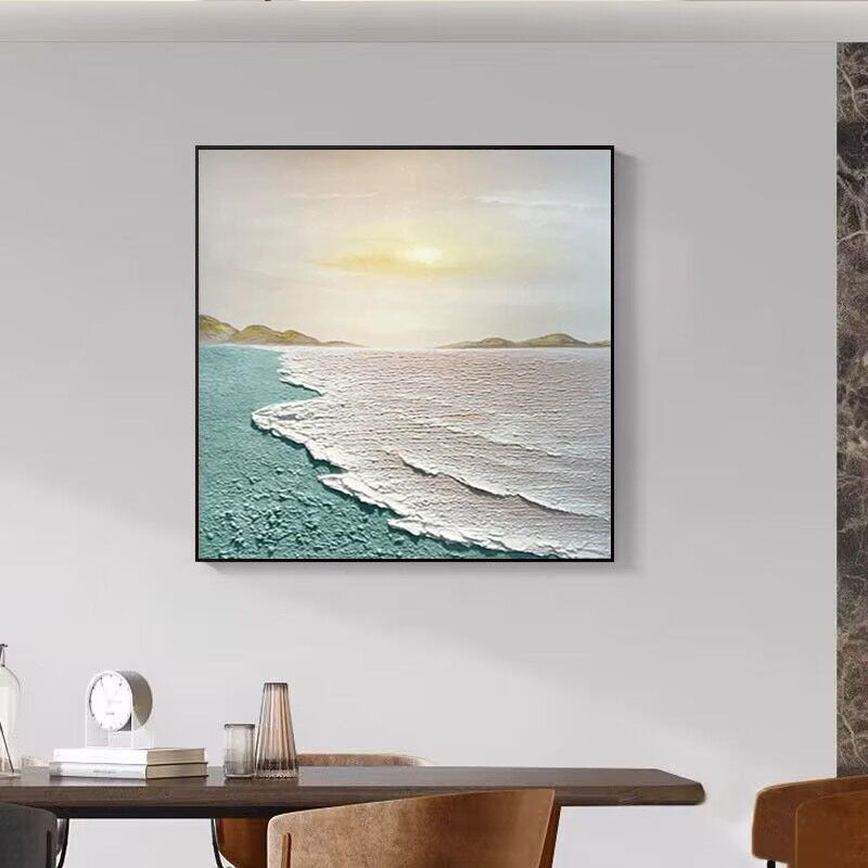 Küsteninspirierte Leinwandkunst
