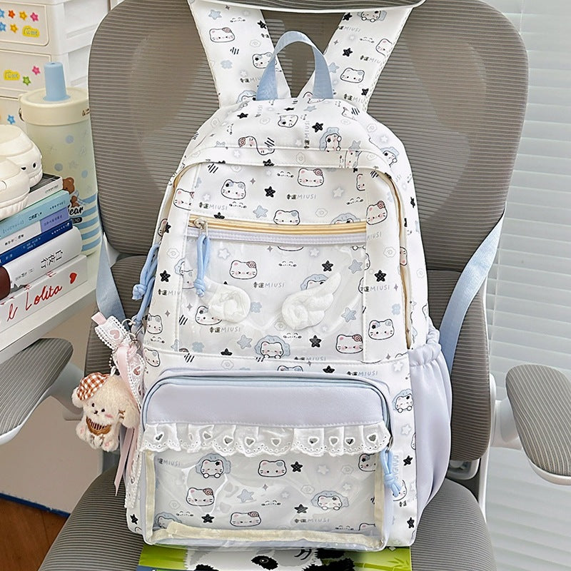 Niedlicher Charakter-Themen-Schulrucksack