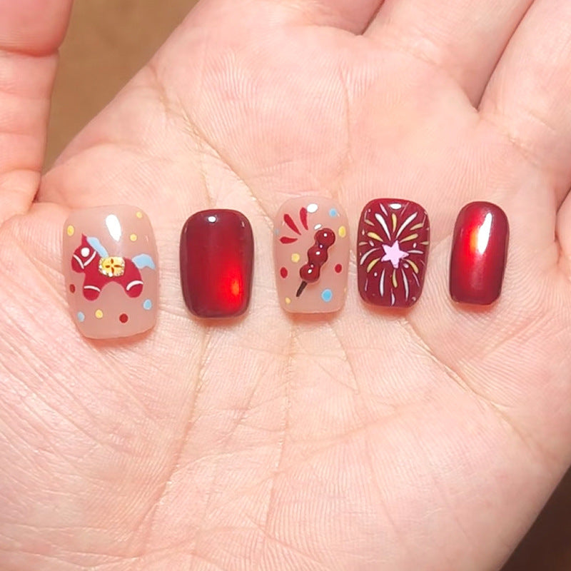 Künstlerisches Thema Nageldesign Set Brehn