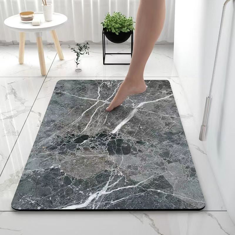 Abstraktes Marmor Design Badematte