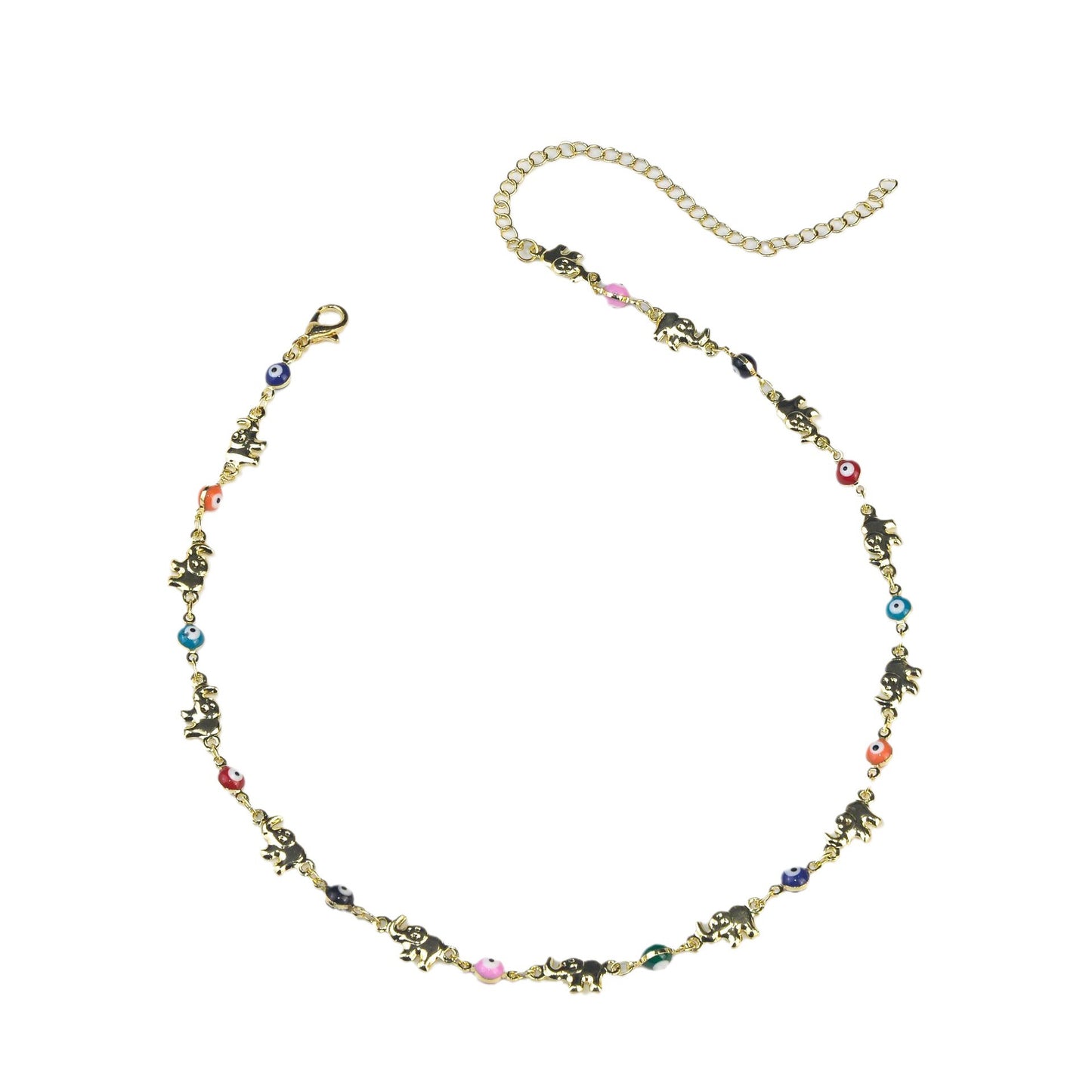 Bunte Elefant Charm Brillen Kette Brehn