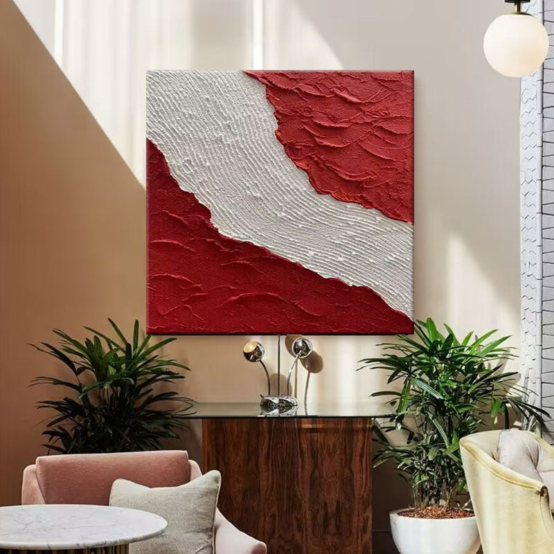 Abstrakte Kreisförmige Goldblatt Leinwandkunst