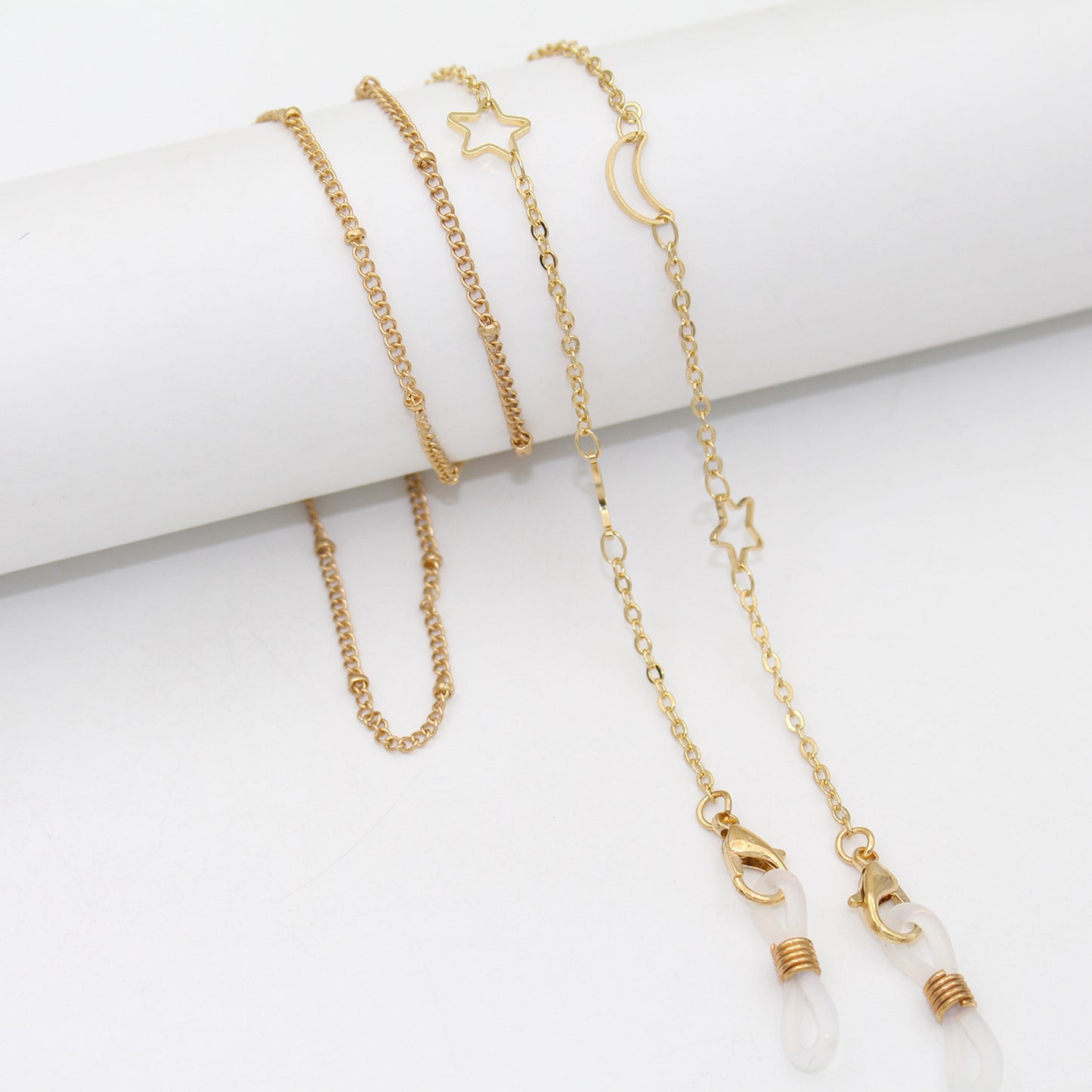 Elegante Stern-Verbundene Brillen Kette Brehn