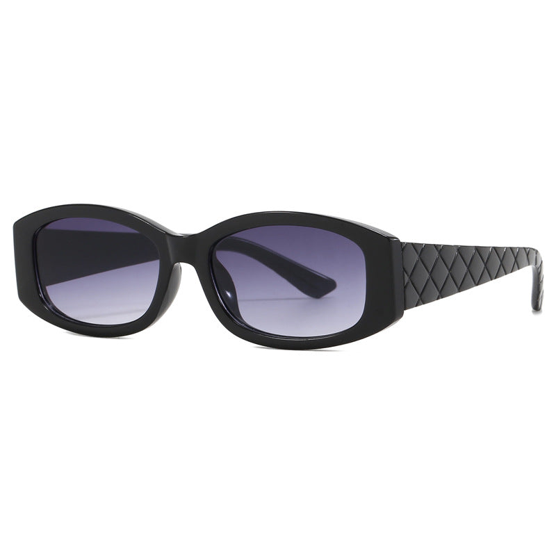 Damen Modische Retro-Sonnenbrille mit quadratischer Fassung Brehn