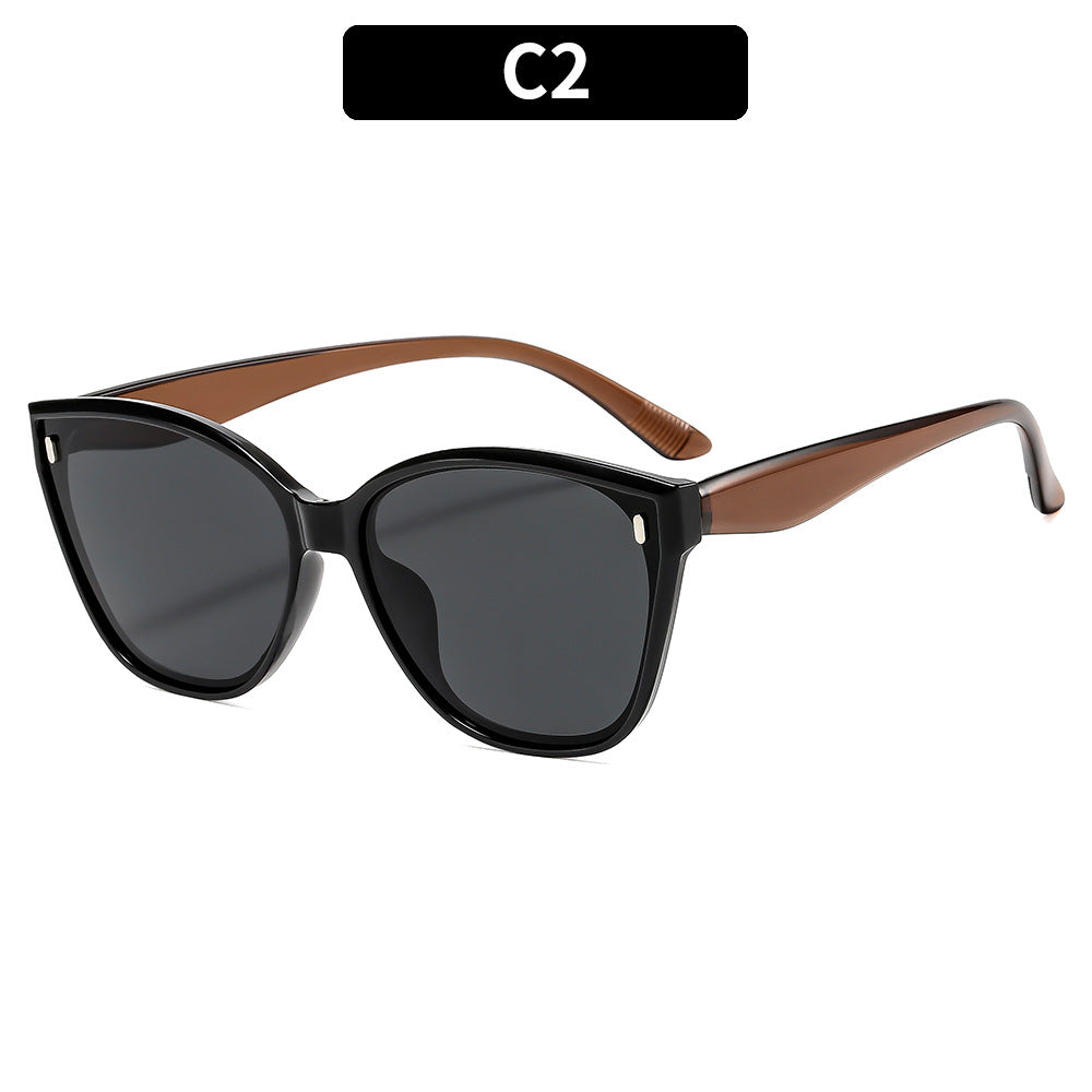 Retro-inspirierte Katzenaugen-Sonnenbrille