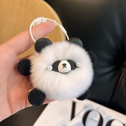 Süßes Panda Plüsch Schlüsselanhänger Set Brehn
