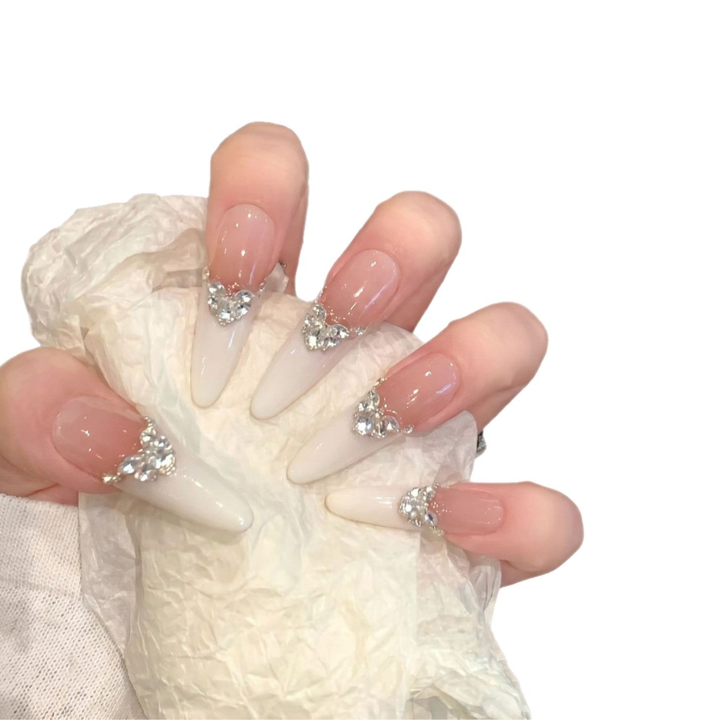 Elegantes Stiletto Press-On Nagelkunst Set Brehn