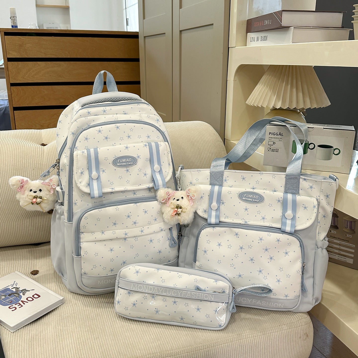 Sternenmuster Multi-Funktions-Rucksack Brehn
