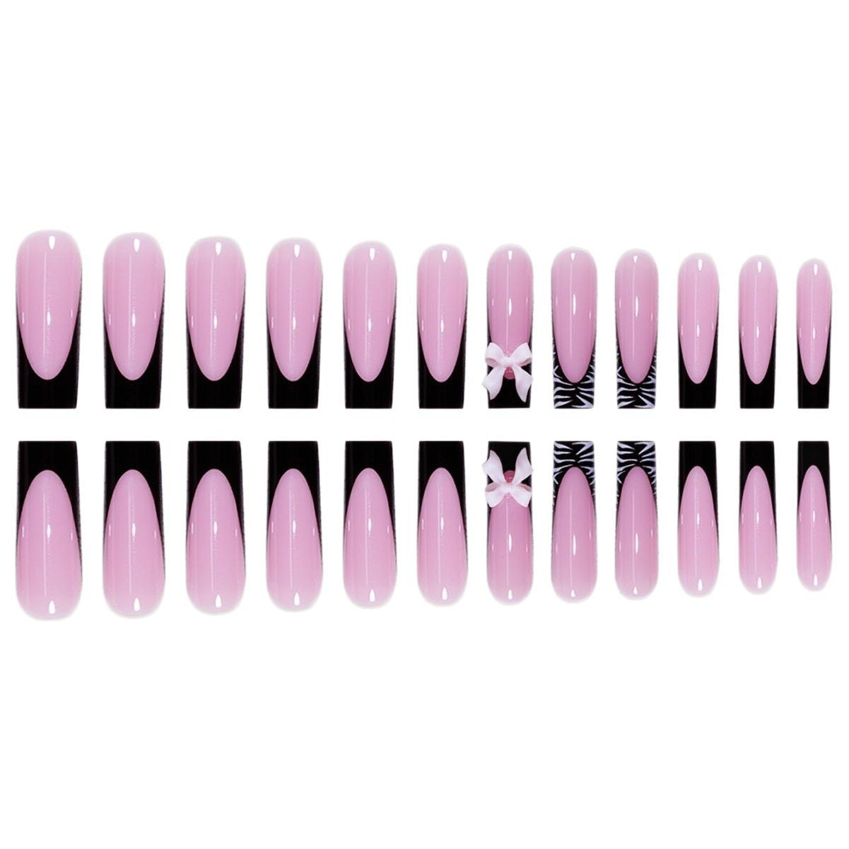 Elegante dekorative Press-On-Nagelkunstverlängerungen Brehn