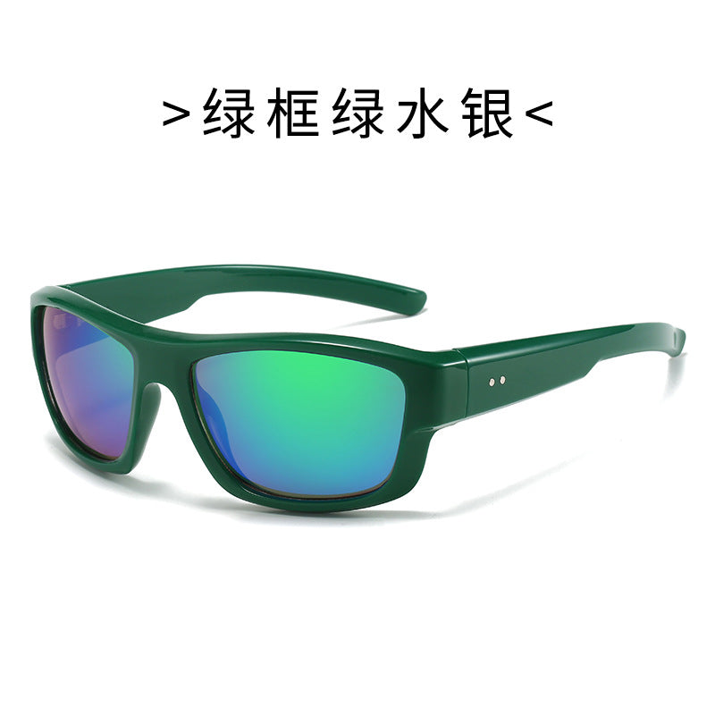 Damen Sport-Sonnenbrille mit robustem Rahmen und UV-Schutz Brehn