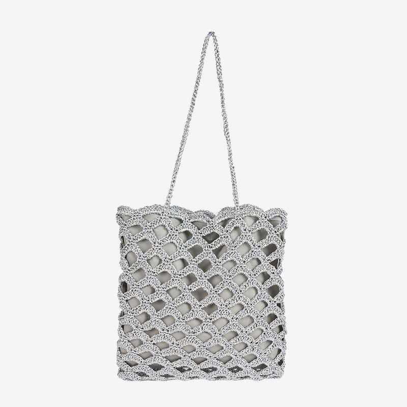 Damen Handgefertigte Korbtasche mit raffiniertem Flechtdesign Brehn