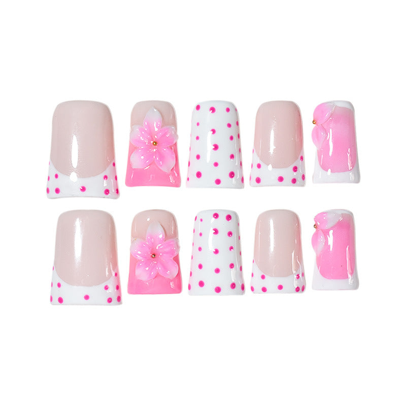 Kreative Blumennagelkunstverlängerungen Brehn