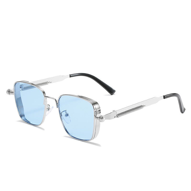Damen modernistische Sonnenbrille im eleganten Metallrahmen Brehn