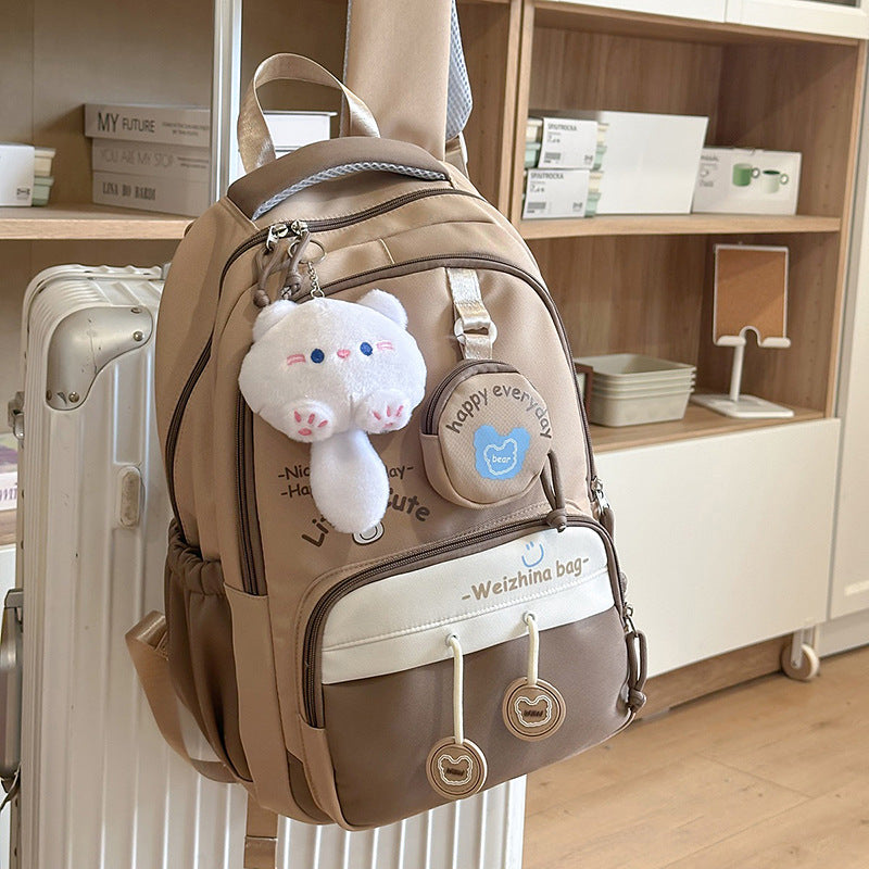 Süßer Plüsch Begleiter Schul Rucksack