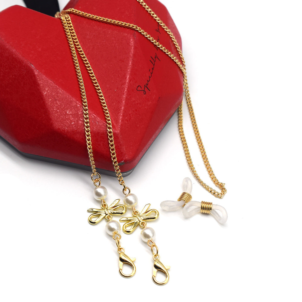 Elegante mit Perlen akzentuierte Brillenketten Brehn 1786692339