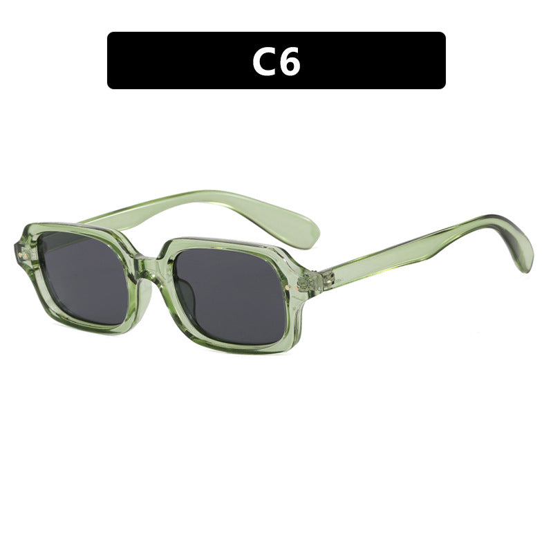 Damen stilvolle quadratische Sonnenbrille mit markanten Akzenten Brehn