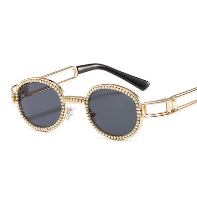 Damen modische Sonnenbrille mit glamourösem Rahmen Brehn