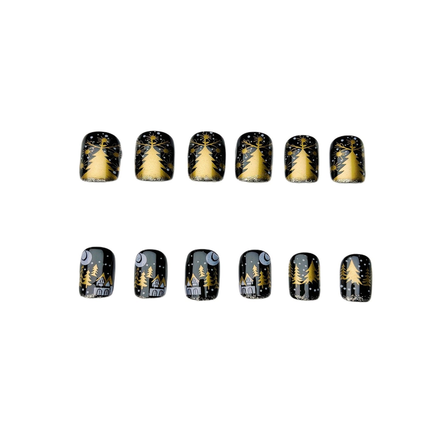 Elegante Winterliche Nagelkunst Brehn