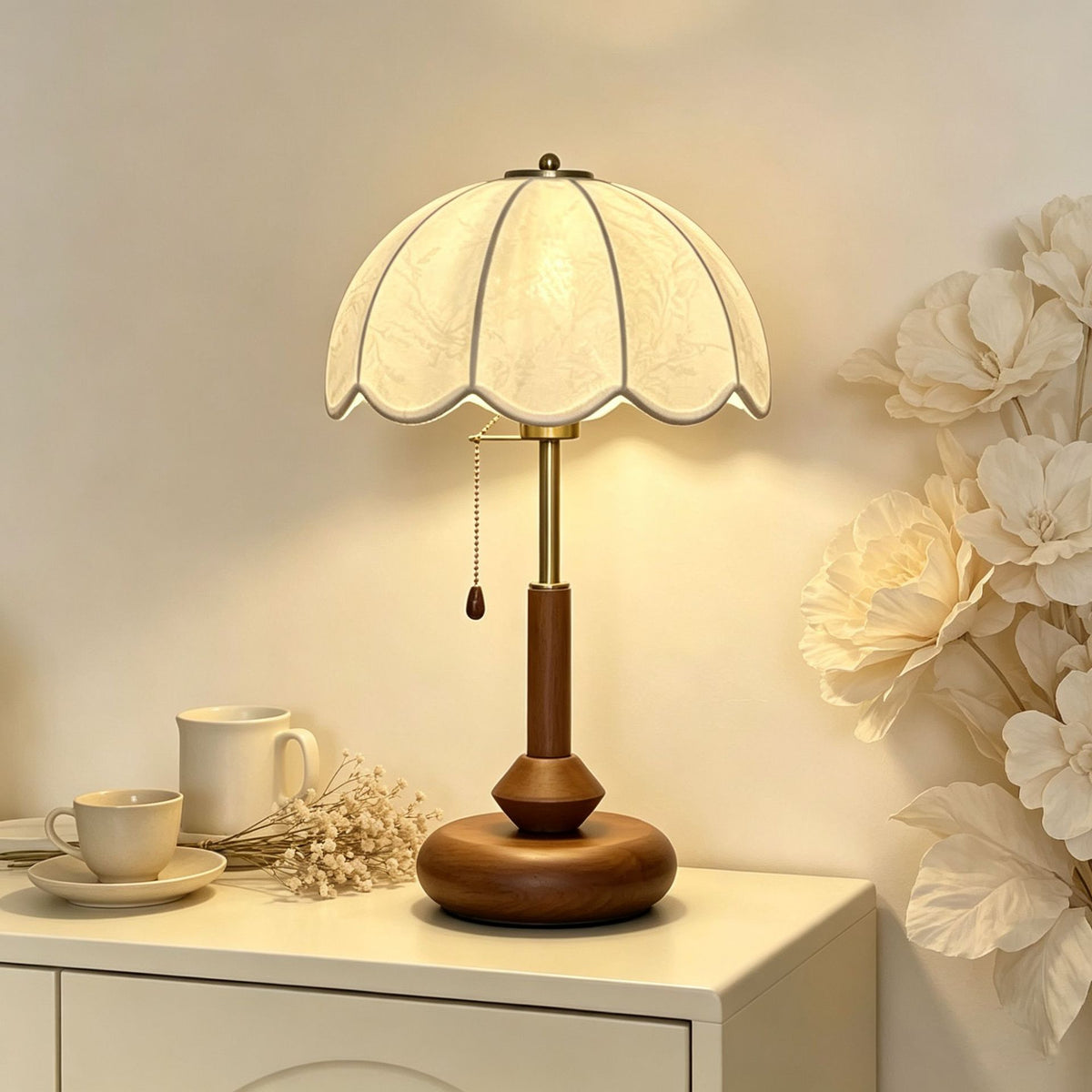 Dekorative Tischlampe