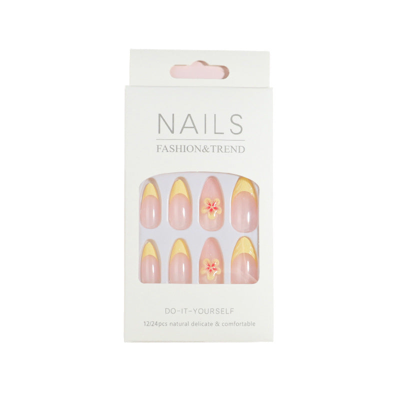 Floral Accent Druck-Nagelset Brehn