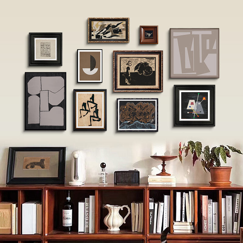 Ingels Gerahmte Expressionistische Wandkunst