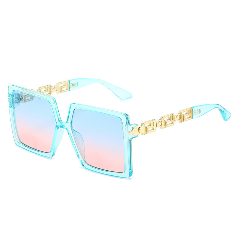Damen quadratische Sonnenbrille mit luxuriösen Akzenten Brehn