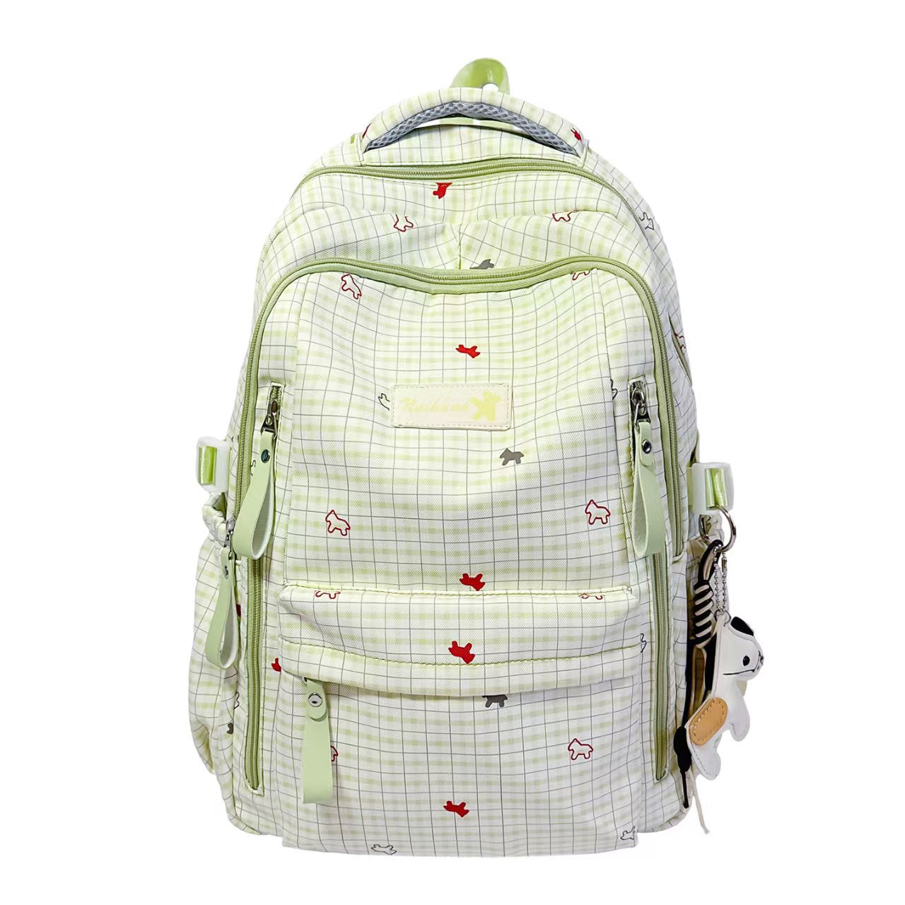 Stylischer Rucksack mit kariertem Muster Brehn
