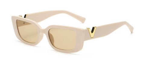 Damen modische Sonnenbrille mit markantem Print Brehn