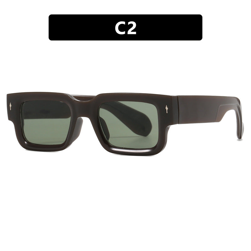 Damen quadratische Sonnenbrille mit elegantem Design und UV-Schutz Brehn