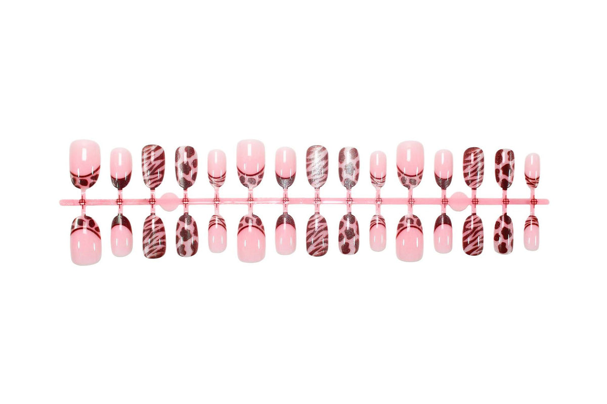 Kunstnagelset mit modernen Tier- und Musterdesigns Brehn