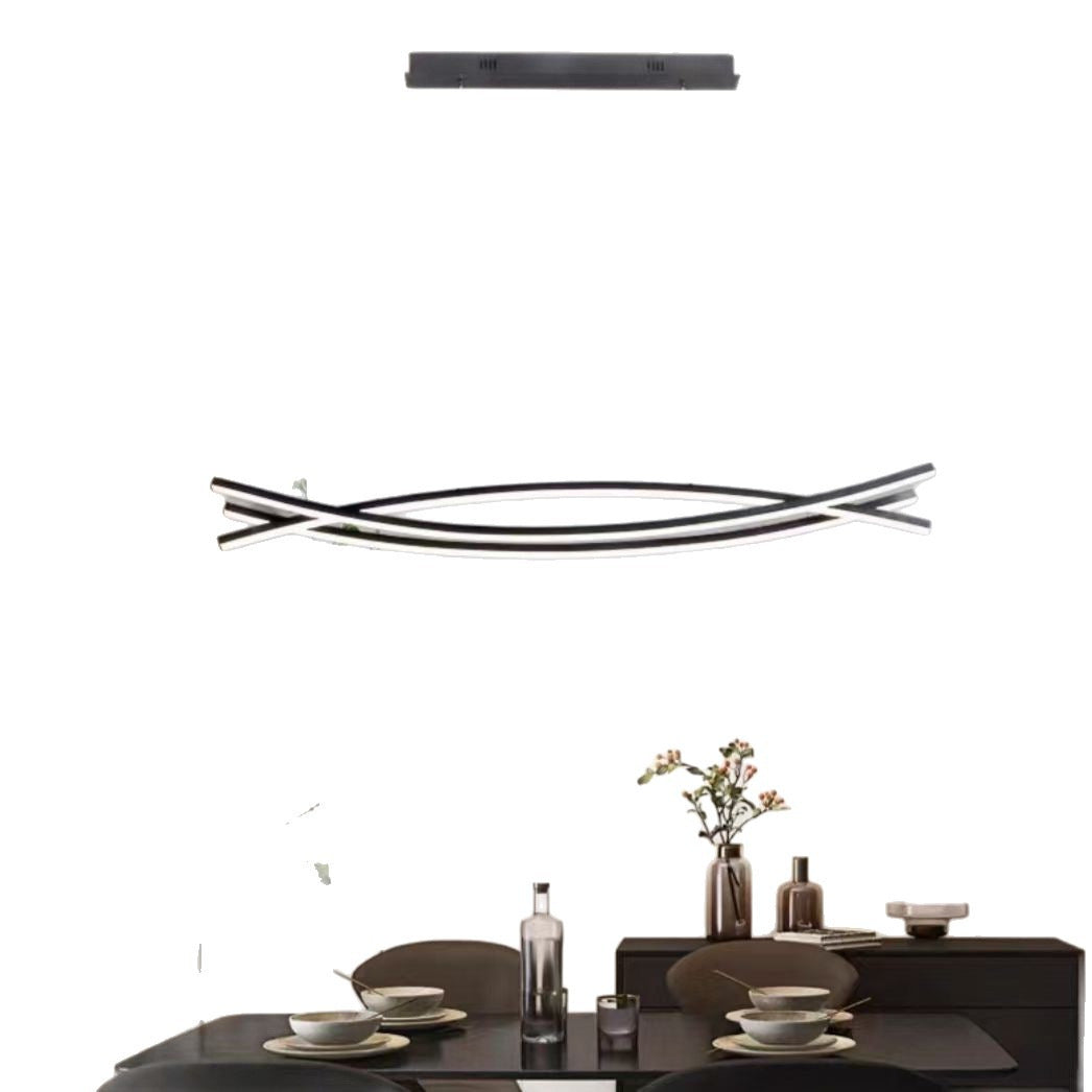 Moderne abstrakte LED-Pendelleuchte