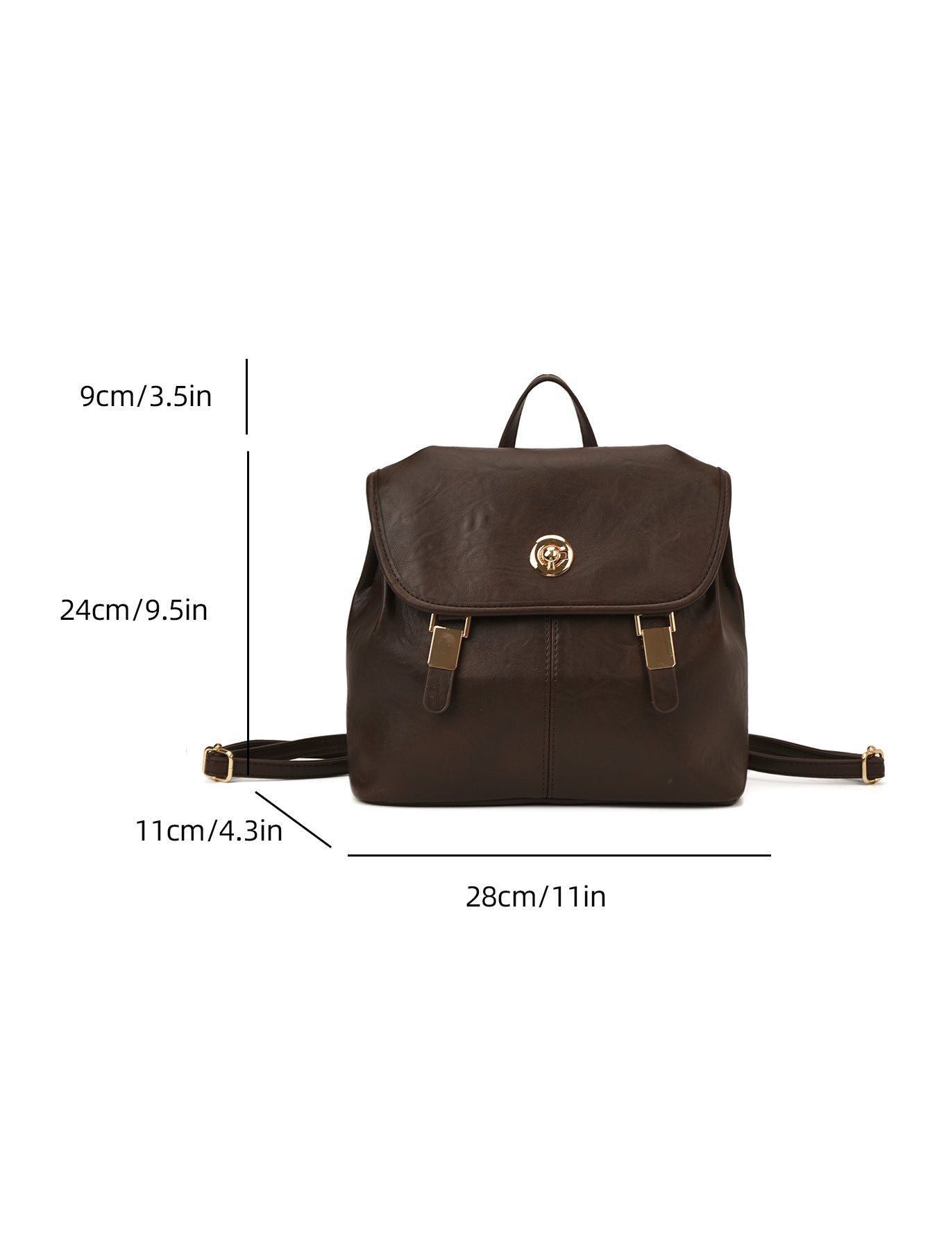 Vintage-inspirierter Leder-Rucksack Brehn