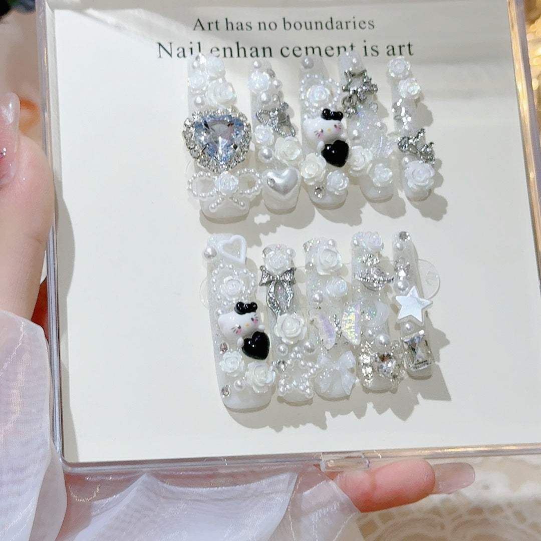 Dekoratives 3D Nagelkunst Set