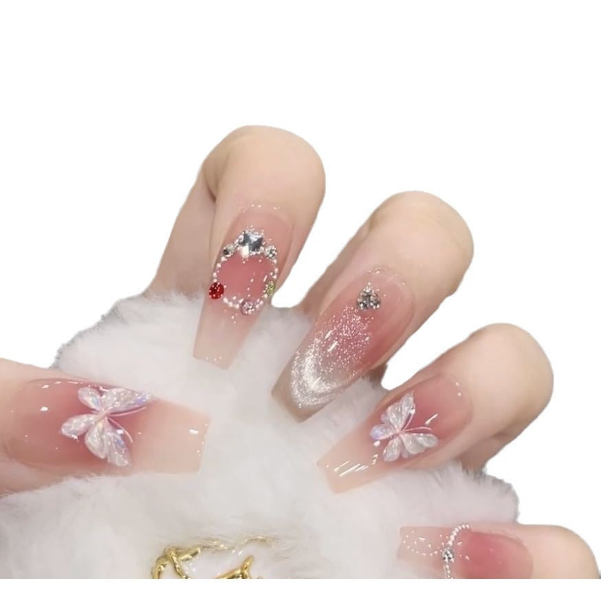 Künstlerisches 3D-Blumendruck-Nagelset Brehn